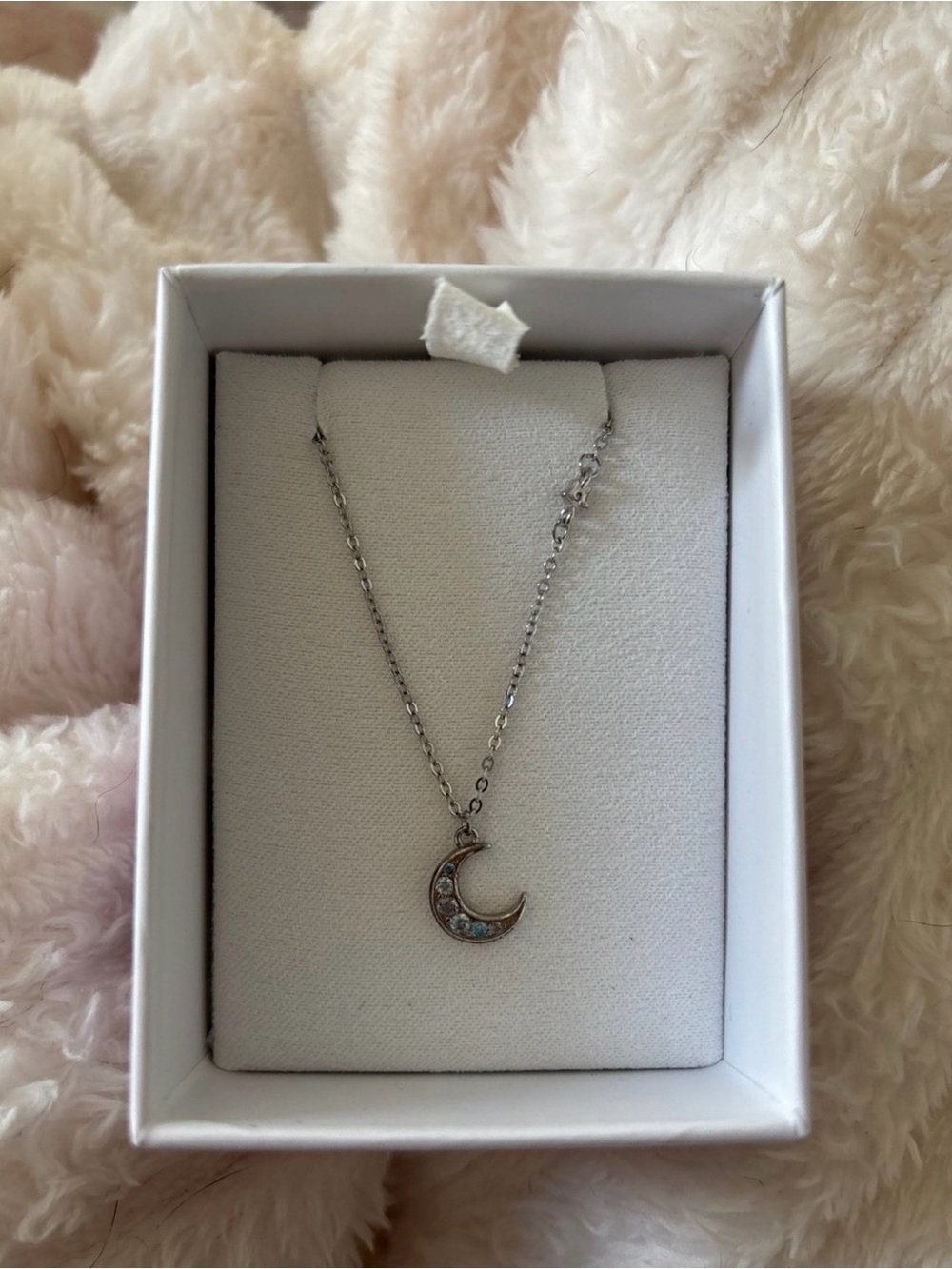 Ryze Crescent Moon Pendant Necklace sterling silver